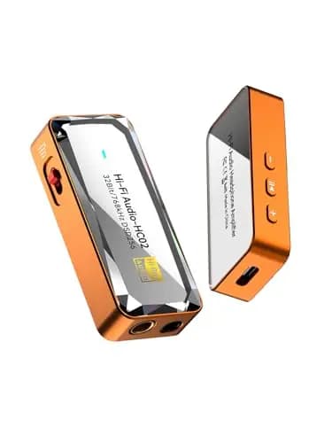 Amplificador de auriculares USB C DAC equilibrado, alta potencia de 4,4 mm y 3,5 mm, DSD256 decodificación de 32 bits/768 kHz, amplificador de audio HiFi para audiófilos, PC, estéreo doméstico, color