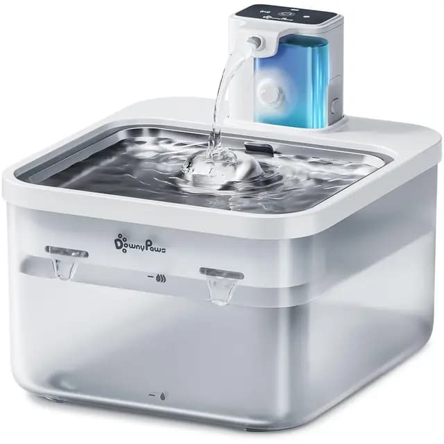 downypaws fuente gatos inalámbrica 2.5l – Imagen 1