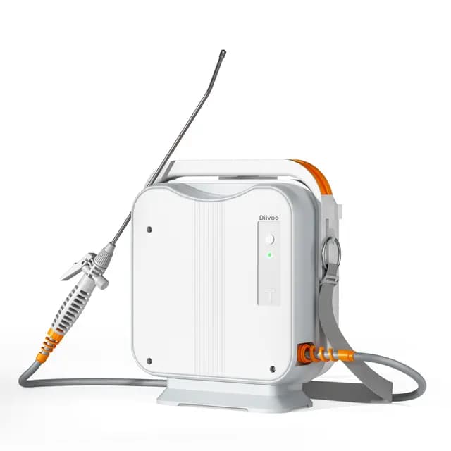 Diivoo Pulverizador Eléctrico de Jardín 5L, Boquilla Ajustable (Niebla/Chorro), Depósito Graduado,Correa Ajustable, Batería Recargable 2000mAh, Pulverizador a Presión Portátil para Plantas y Exterior