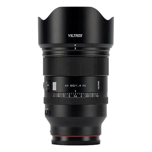VILTROX 50mm F1.4 Pro FE Objetivo Marco Completo Enfoque Automático Gran Apertura Objetivo Prime con Motor Hyper VCM Compatible con Cámaras Sony E-Mount A7IV A7C A7III A7RII A7III A7RIII A7RIV A9