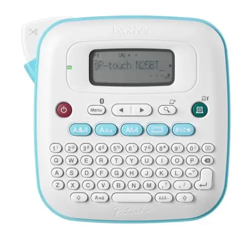 Brother PTN25BT Rotuladora electrónica de sobremesa para el hogar y la Oficina, Pantalla con Vista previa, Bluetooth