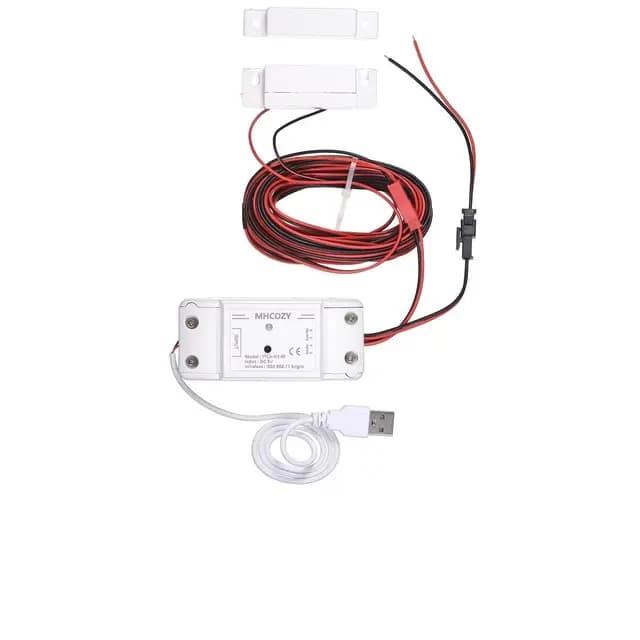 WiFi Abridor de Puerta de Garaje Inteligente,Control de la Aplicación Smart Life Tuya, Control por Voz, Compatible con Alexa y Google Home, No Requiere Hub