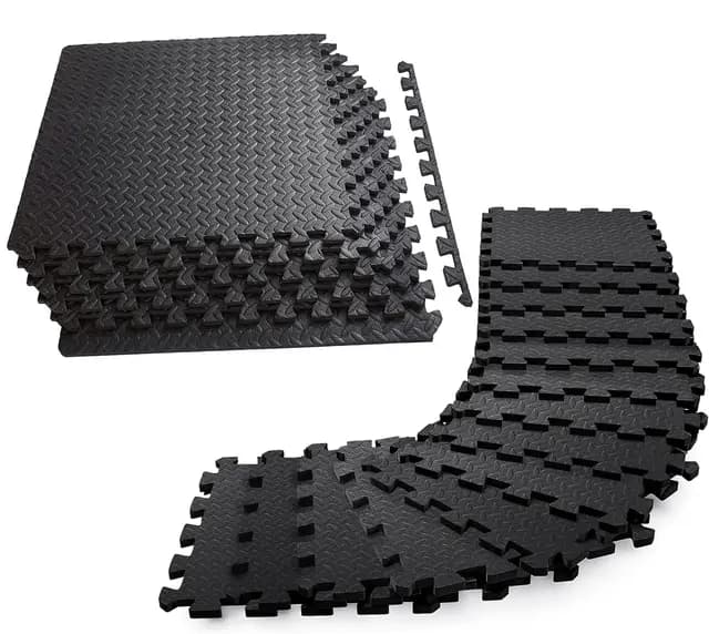 Esterilla Fitness Puzzle para Suelos de Gimnasio[30 x 30 cm] 20 Tatami Puzzle Alfombra Espuma Suave para Salas y máquinas de Fitness - Antideslizante