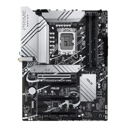 ASUS Prime Z790-P WiFi - Placa Base Intel LGA 1700 ATX (PCIe 5.0, Tres M.2, VRM de 14+1 Fases, DDR5, WiFi 6, LAN de 2,5 GB, USB 3.2 Gen 2x2 Tipo C, USB 3.2 Gen 2 Tipo C, Thunderbolt 4, Aura Sync)