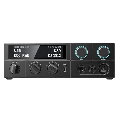 FiiO K15 DAC de Escritorio y Amplificador de Auriculares (Negro)