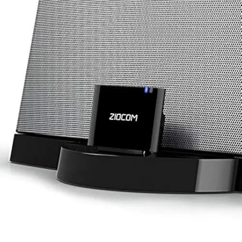 ZIOCOM Adaptador Bluetooth de 30 Pines para Bose iPhone iPod SoundDock y Otros Altavoces de Base de 30 Pin con Cable Auxiliar de 3,5 mm (no para automóviles y Motocicletas)