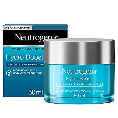 Neutrogena Hydro Boost Crema de Noche Regeneradora Hidratación Intensa 50 ml | Con Ácido Hialurónico, Combate los Signos de Fatiga, 24 Horas de Hidratación, Con Textura Memory Gel, Fórmula no Pegajosa – Imagen 1