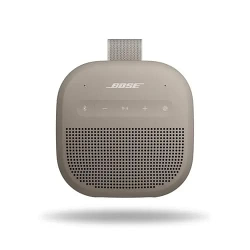 Bose SoundLink Micro (2.ª generación) Altavoz Bluetooth portátil, Altavoz para Exterior inalámbrico, hasta 12 h de autonomía, Resistente al Agua y al Polvo, Arenisca – Imagen 1