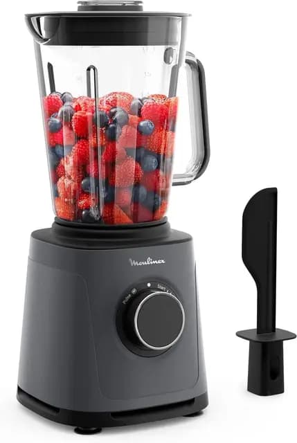 Moulinex PerfectMix Essential, batidora de alta velocidad, 1200 W, tecnología de cuchillas Powelix, fácil de limpiar, LM771BF0