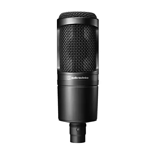 Audio-Technica 2020 Micrófono de Condensador Cardioide Negro