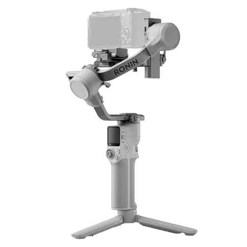 DJI RS 4 Mini, Estabilizador para cámaras Canon/Sony/Panasonic/Nikon/Fujifilm, Bloqueos de Ejes automáticos, Carga útil de 2 kg, Estabilizador de cámara, Grabación Vertical nativa