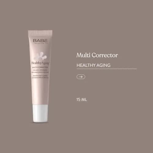Laboratorios Babé - Multi Corrector Tensor Ojos y Labios 15ml| HealthyAging+ |Combate las Arrugas | Elimina Bolsas y Ojeras| Efecto Tensor Boca | Mejor Contorno de Ojos |Serum Contorno de Ojos – Imagen 1