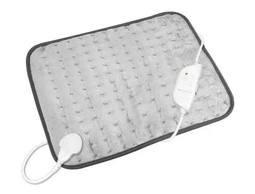 medisana HP 650 almohadilla térmica, manta electrica para espalda, zona lumbar y cuello, 4 niveles de temperatura y protección contra sobrecalentamiento, esterilla eléctrica con apagado automático