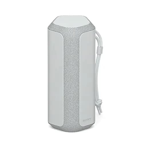 Sony SRS-XE200 - Altavoz inalámbrico bluetooth portátil con sonido amplio y correa, resistente al agua, resistente a los golpes, 16 horas de duración de la batería y carga rápida, gris claro – Imagen 1