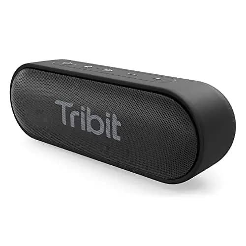 Tribit Altavoz Bluetooth XSound Go [actualizado] Altavoz inalámbrico portátil de 16W con Graves intensos,IPX7, Tipo C, Bluetooth 5.0, emparejamiento estéreo inalámbrico, Alcance Bluetooth de 100 pies