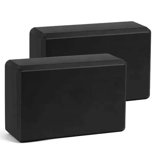 Flintronic 2 Bloques de Yoga, Espuma de Eva Antideslizante de Alta Densidad, Firme y Ligero, Soporte de Yoga Resistente para Yoga, Pilates, Ejercicio, Entrenamiento, Fitness y Gimnasio – Imagen 1
