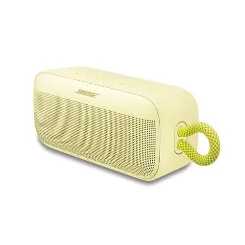 Bose SoundLink Plus Altavoz Bluetooth portátil, Altavoz para Exterior inalámbrico, hasta 20 Horas de autonomía, Resistente al Agua y al Polvo, Amarillo limón - edición Limitada – Imagen 1