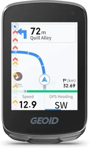 GEOID CC700 GPS Ciclocomputador Bicicleta Sin Cables con Gran Pantalla Color 2,8 Pulgadas – Ciclocomputador GPS Bicicleta con Navegación por Ruta, Ant+ & Bluetooth, IPX7 Impermeable, Autonomía 15-25H