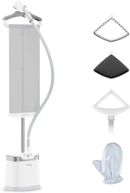 Rowenta Pro Style Care - Plancha de vapor de 2000 W, planchado vertical, vapor potente de hasta 42 g/min, sistema Press & Steam, cabezal XL, rápido calentamiento, 1,3 capacidad, IS8470