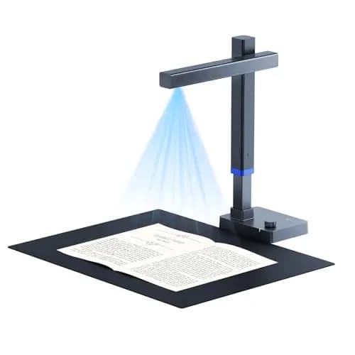CZUR Shine Ultra A3 Escáner Portátil y Visor de Documentos Plegable con OCR 180+ Idiomas, LED Continuo para Windows y macOS (13 MP)