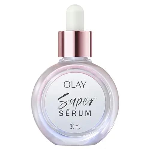 Olay Super Sérum, Sérum Facial Hidratante Con Vitamina C, Niacinamida, Péptido De Colágeno, Cuidado De La Piel Well-Aging, E Iluminador, 30 ml – Imagen 1