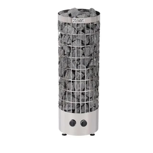 Harvia Estufa de Sauna eléctrica Cilindro PC70 6,8 kW para saunas Familiares 6-10 m³