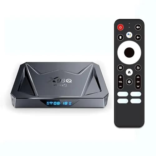 Android TV Box 14.0, Android Box 2GB RAM 16GB ROM 4K Allwinner H728 Octa-Core Arm Cortex A55, Soporte USB 2.0/3.0 Dual-Band 2.4G/5.8G Wi-Fi BT5.0+ HD 2.0a 100M Ethernet Smart Box