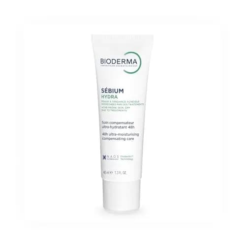 BIODERMA Sébium Hydra - Cuidado Hidratante y Nutritivo - Para Pieles con Tendencia Acneica - Compensa los Efectos Secundarios de los Tratamientos contra el Acné - Tubo de 40 ml