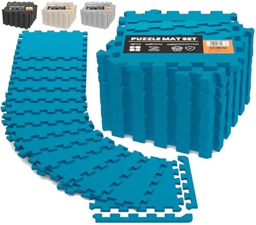EDIESI Alfombra Puzzle de Goma EVA para Gimnasio