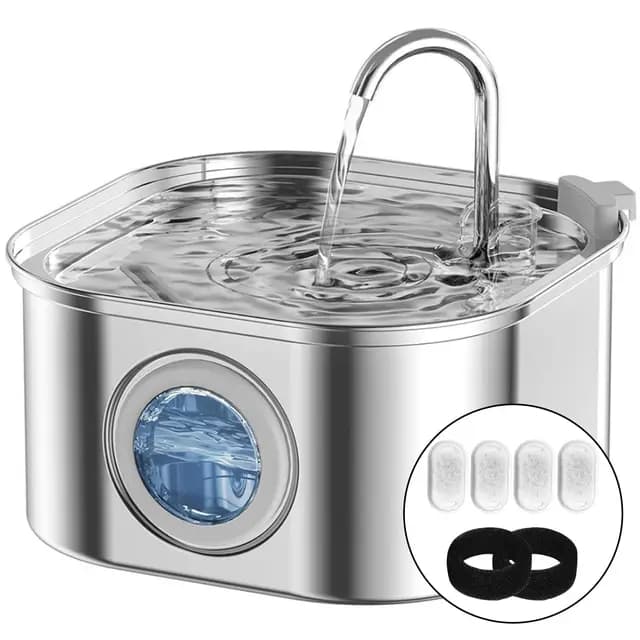 hming aqxong fuente acero inoxidable – Imagen 1