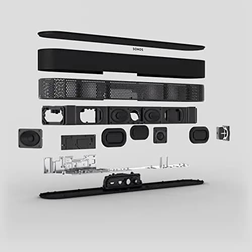 Sonos Barra de Sonido Beam (2.ª Gen.) compacta con Dolby Atmos y Control por Voz - Negro