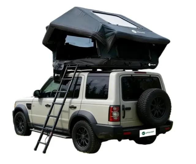 TentHome Tienda Techo Coche 2-3 Personas Impermeable, Tienda de Campaña Hinchable para Coche Montaje Rapido, Tienda Techo Camping Inflable SUV Furgoneta
