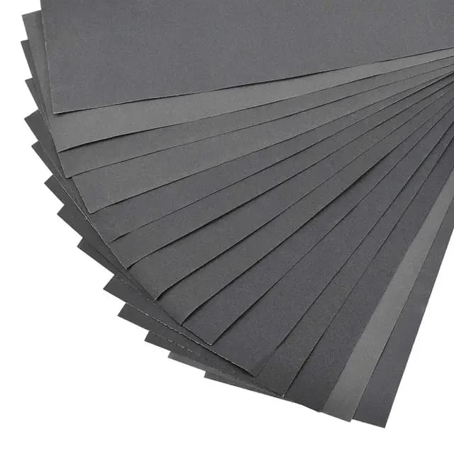 Papel de Lija para Madera Papel de Lija Fino Papel Abrasivo Uso en Seco y Húmedo, Grano 400, 600, 800,1000, 1200, 1500, 2000 Sandpaper para Muebles, Automotriz, Metal, Vidrio, Jade, Coche, Porcelanico