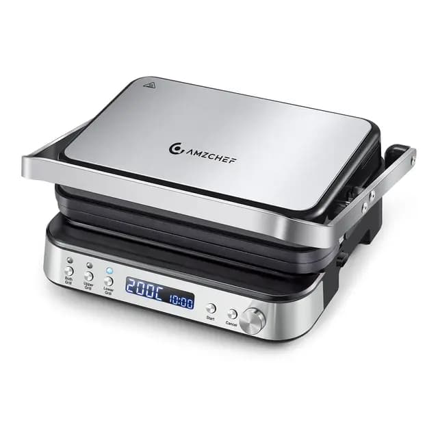 amzchef 4 en 1 grill multifuncional