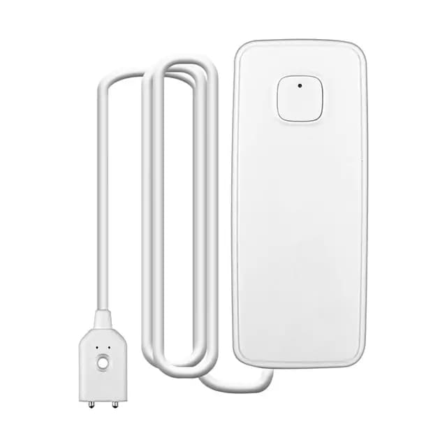 Sensor de agua inteligente WiFi Detector de fugas de agua Compatible con Tuya Smart Life, Google Assistant y Amazon Alexa