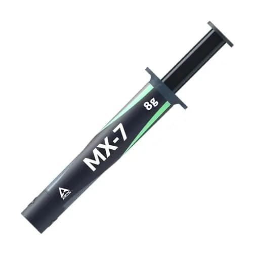 ARCTIC MX-7 (8 g) – Pasta térmica de alto rendimiento para CPUs, consolas, procesadores, tarjetas gráficas y portátiles. Alta conductividad, larga duración, no conductiva ni capacitiva