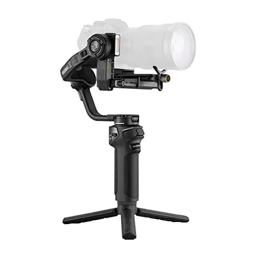 ZHIYUN Weebill 3S [Oficial] Estabilizador de cardán de 3 Ejes para cámara, Bluetooth, Disparo Vertical Nativo, Ligero DSLR y estabilizador sin Espejo con luz de llenado para