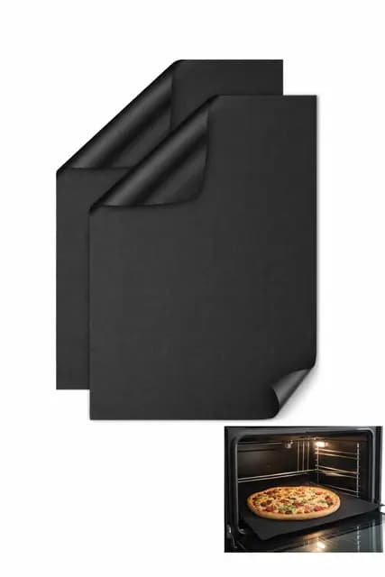 TOUCHE ® Protector de horno interior (2 unidades) | Hoja revestimiento horno | reutilizable, antiadherente y resistente a altas temperaturas | Incluye Libro de recetas. – Imagen 1
