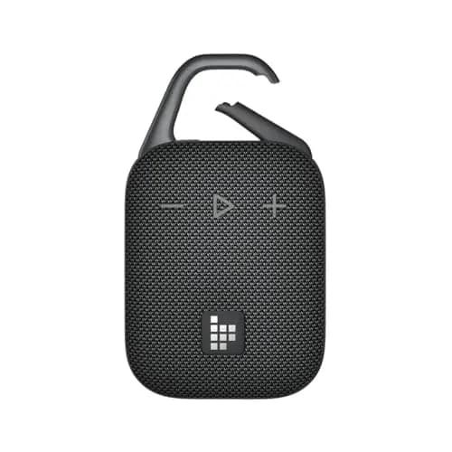 Tronsmart Mirtune H1 Altavoz Portatil Bluetooth 5.3, Resistente al Agua IPX7, 20 Horas de Reproducción, Sonido Fuerte y Graves Fuertes, Customize EQ, para Ciclismo, Escalada, Viajes - Negro