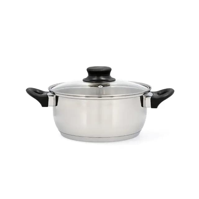 Quid Habitat Cacerola Acero Inoxidable Apto Vitrocerámica Apto Inducción 100% Higiénico