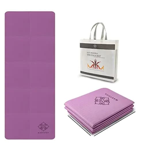 Esterilla Plegable para Yoga Colchoneta Yoga Mat Antideslizante y Ligera de Material Ecológico TPE. Tamaño Ideal 183cm x 61cm x 6mm. – Imagen 1