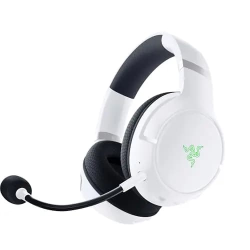 Razer Kaira Pro - Auriculares inalámbricos para juegos para Xbox Series X, S + Xbox One + PC y Smartphone (auriculares inalámbricos, Bluetooth, altavoces de 50 mm, micrófono supercardioide) Blanco