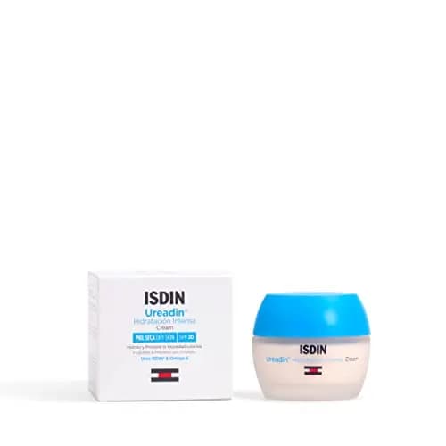 ISDIN UreadinHidratación Intensa, Crema Facial Hidratante Para Piel Seca Que Combate Los Signos Del Envejecimiento Prematuro, Hidrata, Previene Y Restaura, Con Urea ISDIN®, Omega 6-50 ml