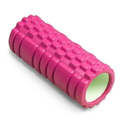 DRUNA Rodillo de Espuma Foam Roller 33 x 14 cm Rosa – Imagen 1