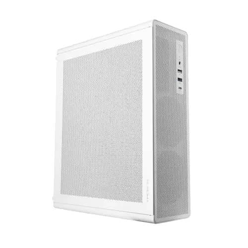 Tacens AEROSLIM500, Caja PC MicroATX, Paneles Mesh Antipolvo, Fuente Alimentación TFX 500W, Ventilador Frontal FDB 90mm, Minitorre Slim Compatible con MicroATX y Mini-ITX, USB-C y USB 3.0, Blanco