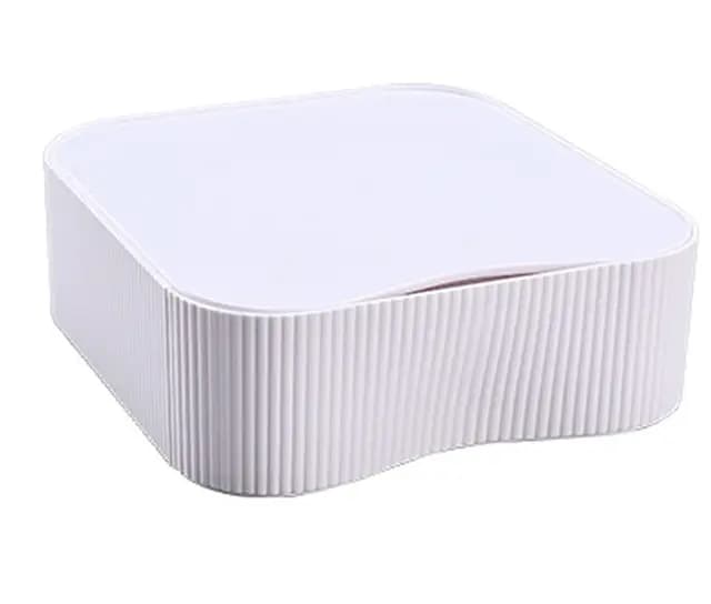 TUKA-i-AKUT Caja de Cajones Apilable, Combinable Flexible, Caja de Almacenamiento de Escritorio, Organizador Caja Utensilios para Oficina Maquillaje Cosméticos Joyas, 23x22x8cm Blanco TKD8610 White