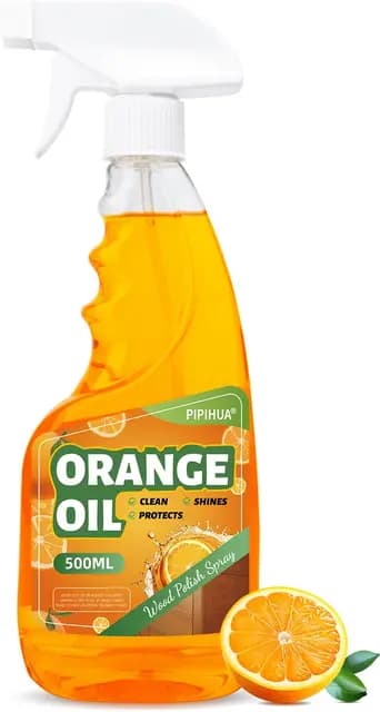 PIPIHUA Aceite para Madera en Spray, Brilla y Protege, Limpiador de Madera y Abrillantador de Muebles para Armarios Mesas Suelos 500ML