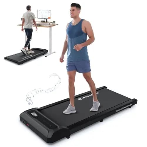 Mobvoi Desk Walking Treadmill - Portable and Compact for Home/Office, with Remote Control, Supports 120 kg, Adjustable Speed 2-6 km/h
