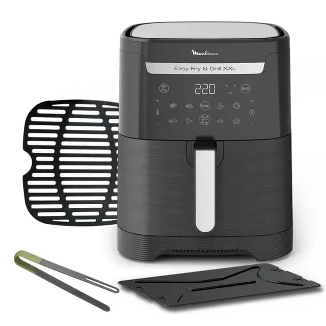 Moulinex Easy Fry & Grill XXL, Freidora de aire, Capacidad 6,5 L, 8 Programas Automáticos EZ801810ES