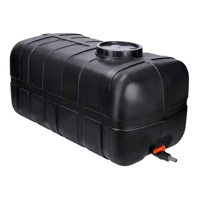 Garronda Depósito de Agua 280 litros con Tapa y Grifo – Tanque de Agua Potable de Plástico para Almacenamiento Doméstico, Industrial y como Bidon Agua para Camper GD-0098